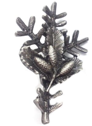 Odznak úlomok riedky, šišky