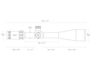 HAWKE Sidewinder 30 SF 6,5-20x42 (20x Half Mil Dot)