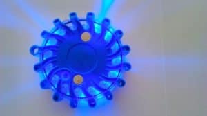 Výstražné svietidlo Modré 1ks