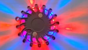 Výstražné svietidlo Mix (červená a Modrá) 1ks