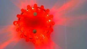 Výstražné svietidlo Červené 1ks