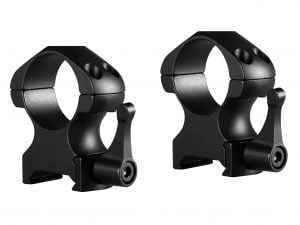 Precision Steel Ring Mounts Weaver (2pcs /1" High, With Lever)