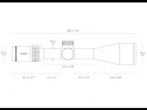 HAWKE Frontier 30 FFP 3-15x50 SF IR (FFP Mil Pro 15x)