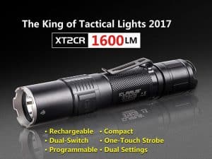 Klarus XT2CR (1600lm) + (LiR 3,6V 3600mAh 18GT-36)