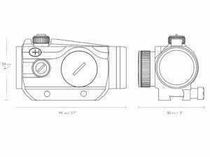 HAWKE Vantage RD 1x25 - 9-11mm (3MOA Dot)