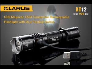 KLARUS Svietidlo XT12-Black (930lm) + 18650-KB26