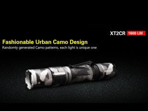 KLARUS Svietidlo XT2CR - Camo (1600lm) + (LiR 3,6V 3600mAh 18GT-36)
