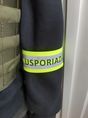 Páska reflexná USPORIADATEĽ 40x5cm so sz elastická