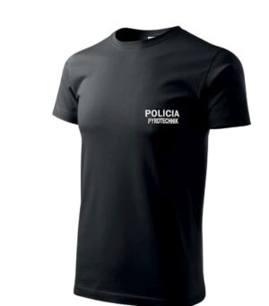 Tričko KR s potlačou POLÍCIA PYROTECHNIK