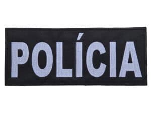 Nášivka POLÍCIA 20×8 cm so suchým zipsom
