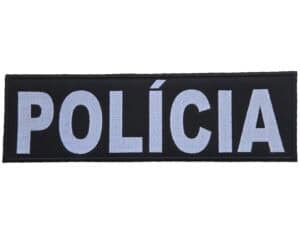 Nášivka POLÍCIA 27×8 cm so suchým zipsom