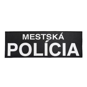 Nášivka Mestská polícia na chrbát so sz