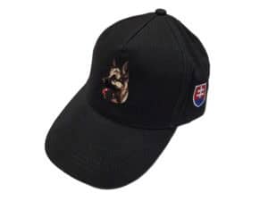 Šiltovka s nápisom PSOVOD, so štátnym znakom a nemeckým ovčiakom