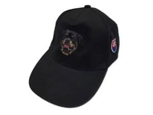 Šiltovka s nápisom PSOVOD, so štátnym znakom a rotvajlerom