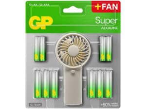 Monočlánky GP Batteries a ventilátor DM-29