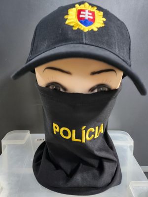 POLÍCIA Silver Plus Termoaktivna Multifunkčná tuba – Bufka - žltý nápis