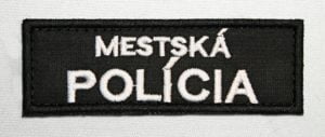 Nášivka MESTSKÁ POLÍCIA 9x3cm