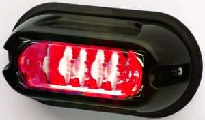 WHELEN LIN6 12V LED RED/CLR séria 500
