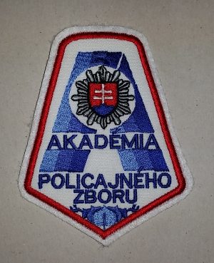 Nášivka Akadémia POLICAJNÉHO ZBORU bez suchého z