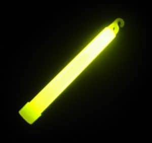 Chemické svetlo 15 cm žlté