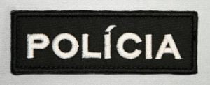 Nášivka POLÍCIA 35x10 veľká so such. zipsom