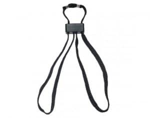 Jednorazové putá textilné, čierne, ESP, mod.: HT-01