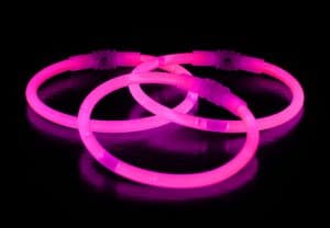 Chemické svetlo náramok -  ružový