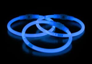 Chemické svetlo náramok - modrý