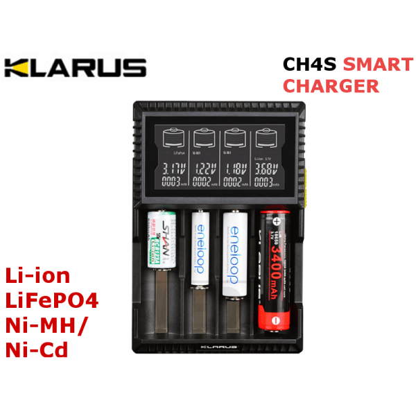 KLARUS CH4S - nabíjačka na 4ks